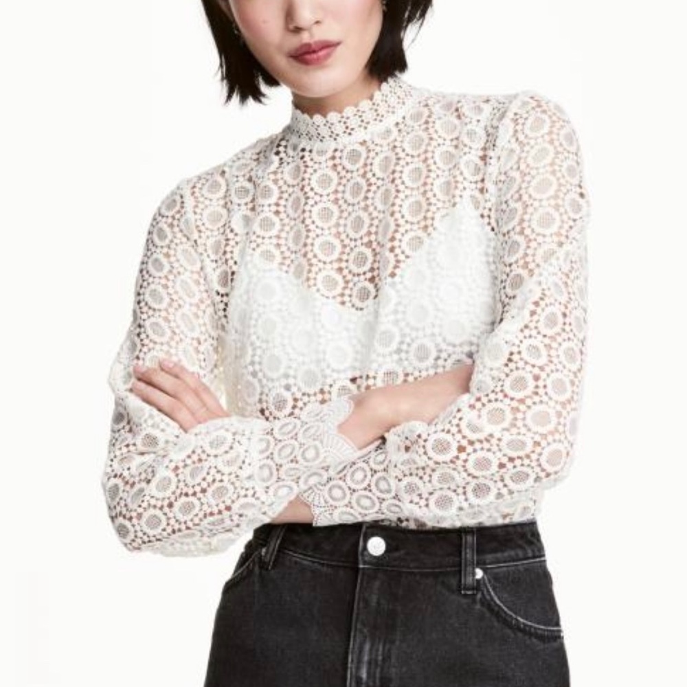 H&M Lace blouse